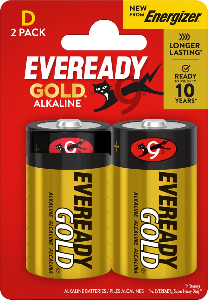 394492-407070-bateria_eveready_gold_from_energizer_d_lr20_-800w Bateria EVEREADY GOLD from ENERGIZER, D, LR20, 1,5V, CP2 EU, 2 szt. - obrazek 1
