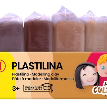 Zestaw plasteliny JOVI, 6x50g, kolory wielokulturowe, mix kolorów