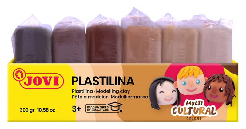 394562-407595-zestaw_plasteliny_jovi_6x50g_kolory_wielokul-800w Zestaw plasteliny JOVI, 6x50g, kolory wielokulturowe, mix kolorów - obrazek 1