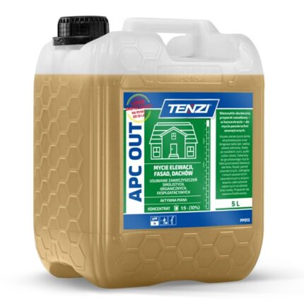 Koncentrat do mycia fasad, elewacji, tarasów TENZI, Apc Out, 5l