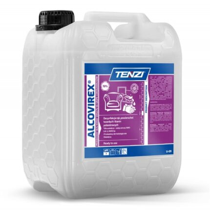 Płyn do dezynfekcji rąk, narzędzi, powierzchni TENZI, Alcovirex, 5l