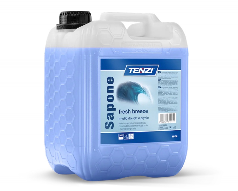 394805-407640-delikatne_mydlo_w_plynie_tenzi_zapach_morska-800w Delikatne mydło w płynie TENZI, zapach morska bryza, Sapone Fresh Breeze, 5l - obrazek 1