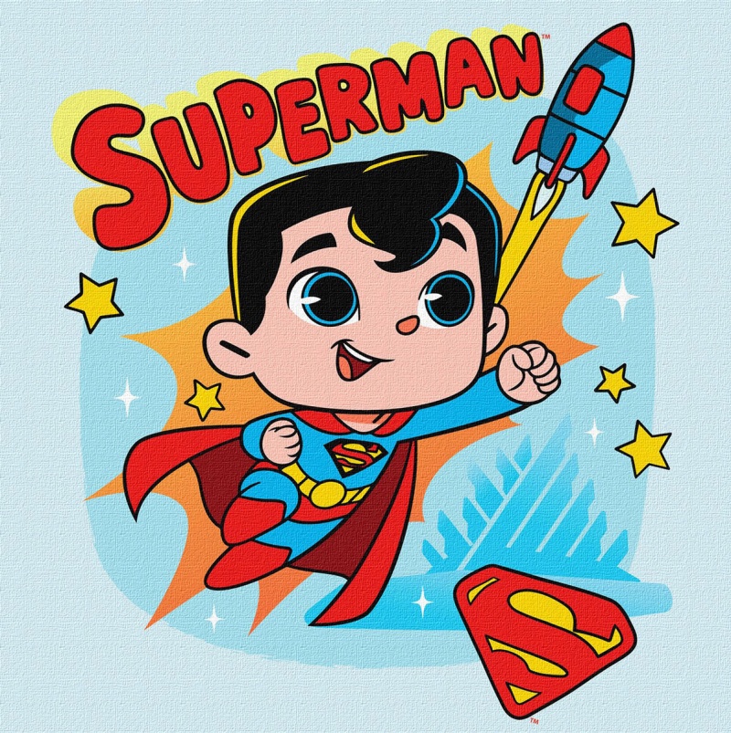 395414-407947-malowanie_po_numerach_ideyka_25x25_cm_superm-800w-1 Malowanie po numerach IDEYKA, 25x25 cm, Superman: Lot do gwiazd, 1 szt. - obrazek 1