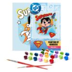 Malowanie po numerach IDEYKA, 25x25 cm, Superman: Lot do gwiazd, 1 szt. - obrazek 3