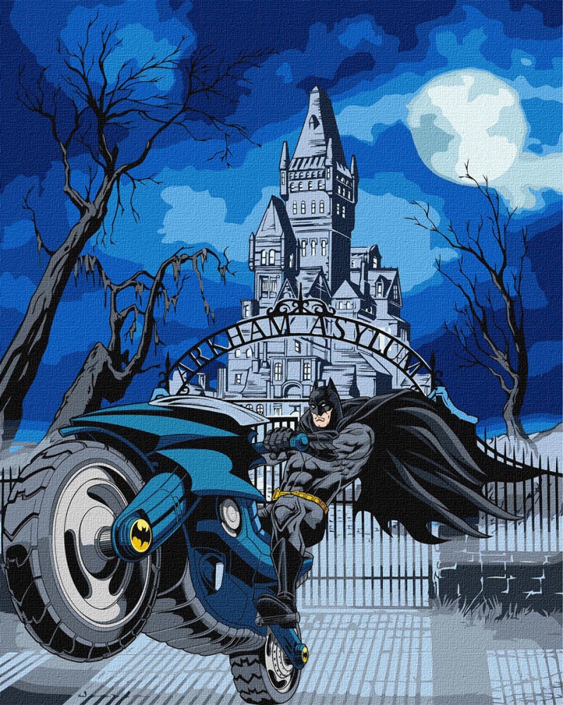 395420-407949-malowanie_po_numerach_ideyka_40x50_cm_metall-800w-1 Malowanie po numerach IDEYKA, 40x50 cm, metallic, Batman: Batcycle, 1 szt. - obrazek 1