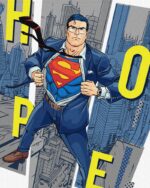 Malowanie po numerach IDEYKA, 40x50 cm, Superman: Nadzieja, 1 szt.