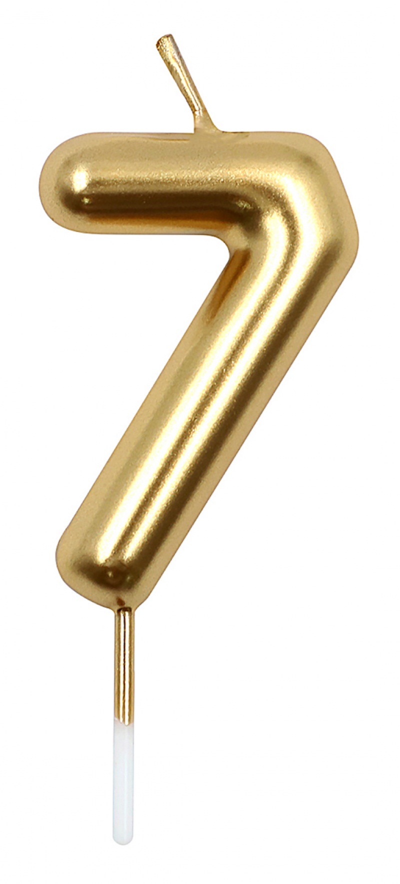 395463-407530-swieczka_party_go_cyfra_7_6cm_zlota-800w Świeczka PARTY GO, cyfra 7, 6cm, złota (opakowanie 24 szt.) - obrazek 1
