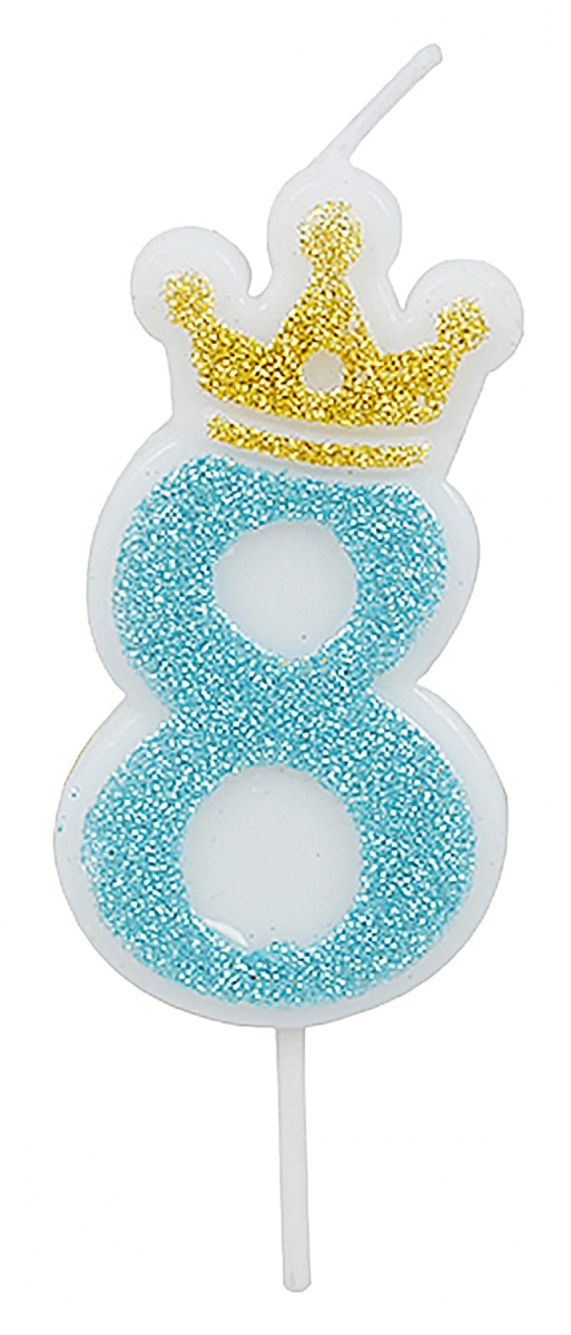 395485-407438-swieczka_party_go_cyfra_8_6_8cm_niebieska-800w Świeczka PARTY GO, cyfra 8, 6,8cm, niebieska (opakowanie 12 szt.) - obrazek 1