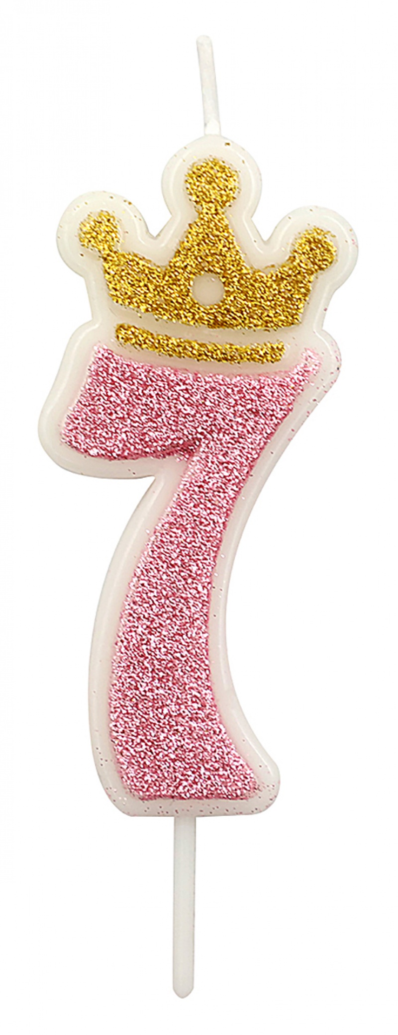 395494-407447-swieczka_party_go_cyfra_7_6_8cm_rozowa-800w Świeczka PARTY GO, cyfra 7, 6,8cm, różowa (opakowanie 12 szt.) - obrazek 1
