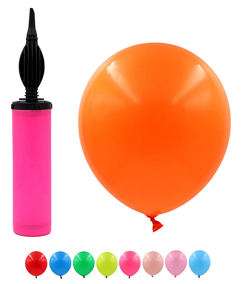 395540-407489-zestaw_balonow_party_go_z_pompka_25cm_25_szt-800w Zestaw balonów PARTY GO, z pompką, 25cm, 25 szt., mix kolorów (opakowanie 12 szt.) - obrazek 1