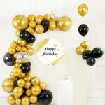 Zestaw balonów PARTY GO Girlanda, 73 szt., złote (opakowanie 6 szt.)