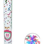 Tuba konfetti PARTY GO, 60cm, 12 szt,mix kolorów (opakowanie 12 szt.)