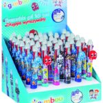 Długopis wymazywalny GIMBOO 4w1, żelowy, pakowany w displayu, mix kolorów/wzorów