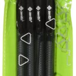 Długopis ze skuwką 0,5 mm ZENITH PIXEL czarny - 4 szt. opp bag