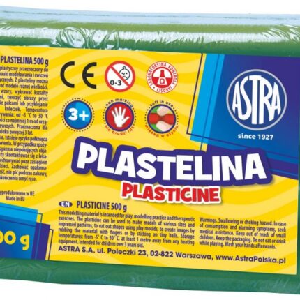 Plastelina Astra 500g zielona