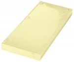 Przekładki DONAU, karton, 1/3 A4, 235x105mm, 100szt., żółte - obrazek 5