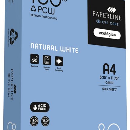 Papier ksero PAPERLINE Eye Care Recycled, A4, klasa C, 80 g/m², 500 ark. (opakowanie 5 szt.)