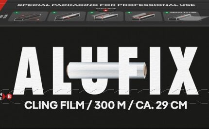 Folia spożywcza ALUFIX Fix-Cut, PVC, 29cmx300m