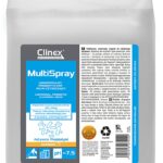 Uniwersalny spray CLINEX Multi Spray, myjący, Mango, 5l