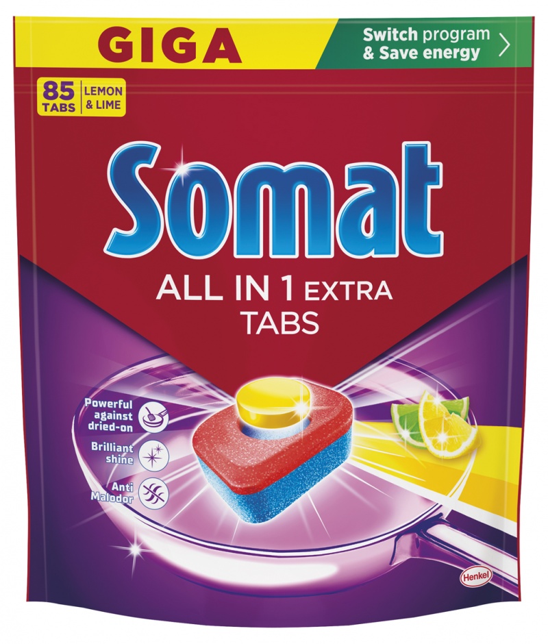 400477-411513-tabletki_do_zmywarki_somat_all_in_1_extra_le-800w-1 Tabletki do zmywarki SOMAT All in 1 Extra Lemon, 85 szt. - obrazek 1