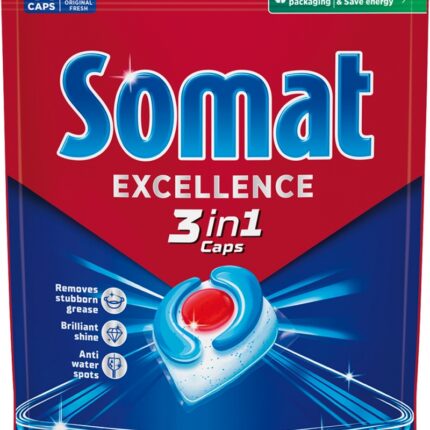 Kapsułki do zmywarki SOMAT Excellence 3w1, 44 szt., lemon