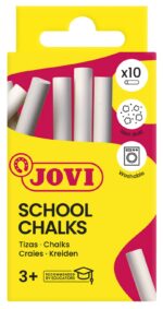 Kreda szkolna JOVI, zestaw 10 szt., biała