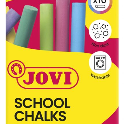 Kreda szkolna JOVI, zestaw 10 szt., mix kolorów