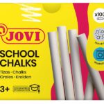 Kreda szkolna JOVI, zestaw 100 szt., biała
