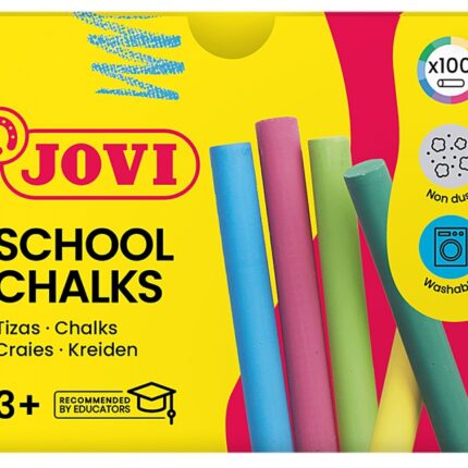 Kreda szkolna JOVI, zestaw 100 szt., mix kolorów