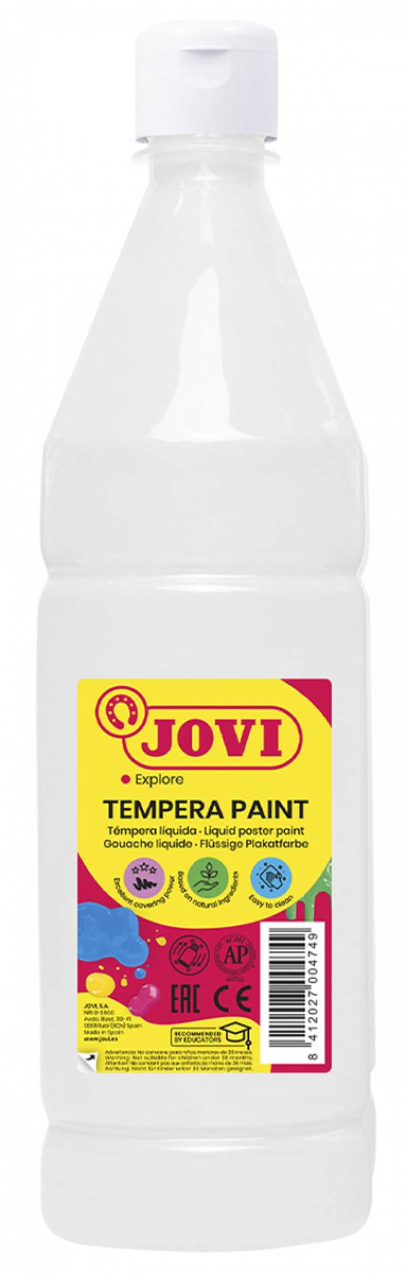 400519-408974-farba_plakatowa_jovi_1000ml_biala-800w Farba plakatowa JOVI, 1000ml, biała - obrazek 1