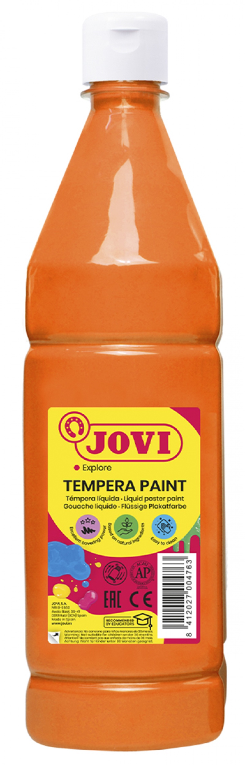 400525-408977-farba_plakatowa_jovi_1000ml_pomaranczowa-800w Farba plakatowa JOVI, 1000ml, pomarańczowa - obrazek 1