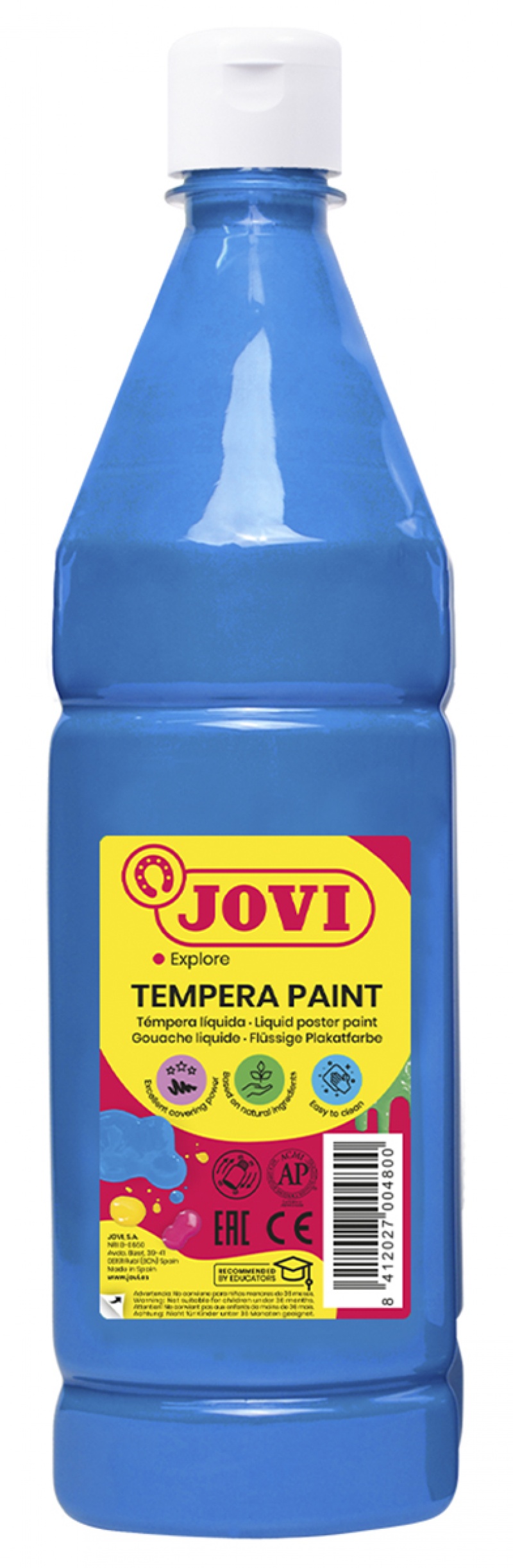 400539-408984-farba_plakatowa_jovi_1000ml_turkusowa-800w Farba plakatowa JOVI, 1000ml, turkusowa - obrazek 1
