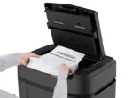 Niszczarka Q-CONNECT Q120, z automatycznym podajnikiem, czarna - obrazek 7