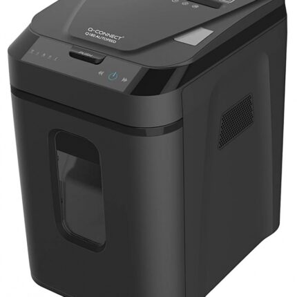 Niszczarka Q-CONNECT Q180, z automatycznym podajnikiem, czarna