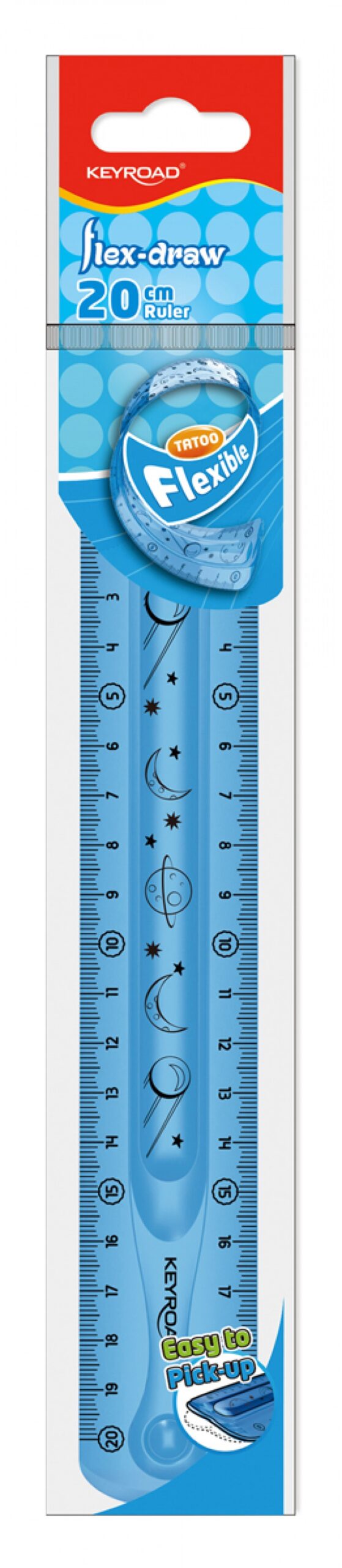 400661-409862-linijka_keyroad_tatoo_20cm_elastyczna_zawies-800w-scaled-1 Linijka KEYROAD Tatoo, 20cm, elastyczna, zawieszka, mix kolorów - obrazek 1