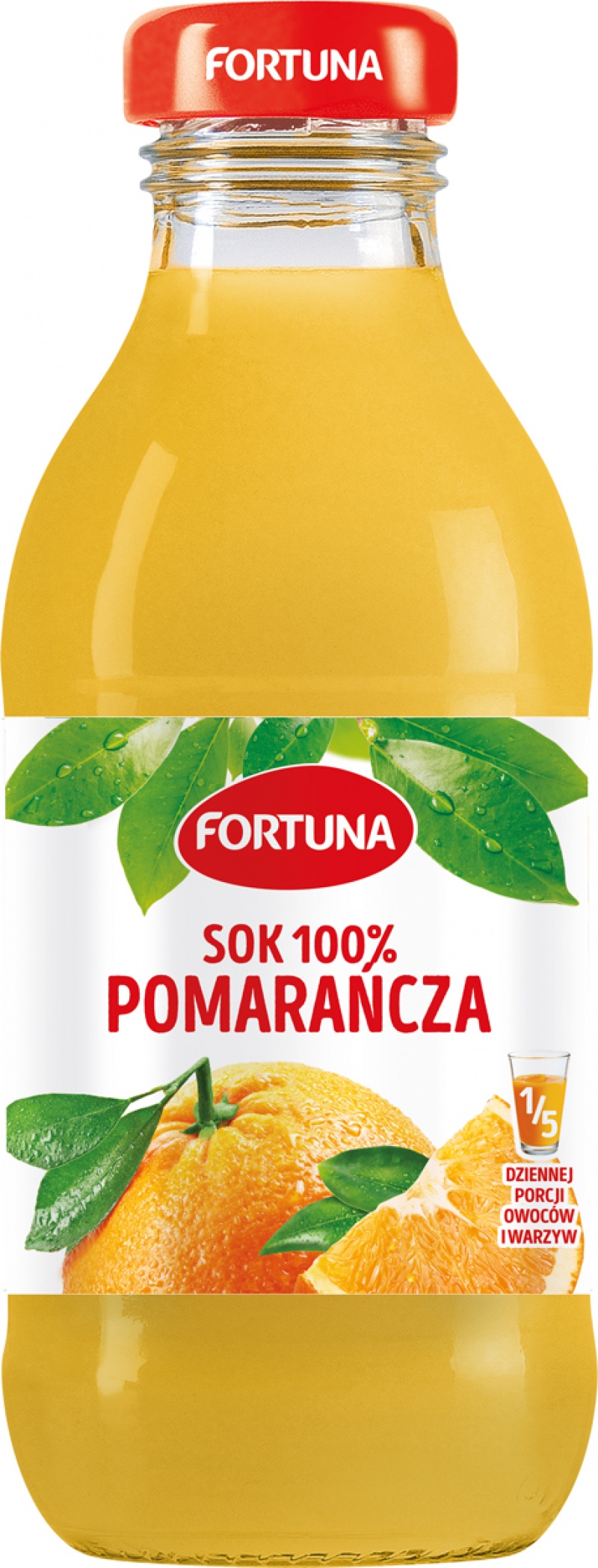 400705-411471-sok_fortuna_pomaranczowy_szklo_0_3l-800w-1 Sok FORTUNA, pomarańczowy, szkło, 0,3l (opakowanie 15 szt.) - obrazek 1