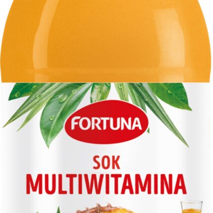 Sok FORTUNA, multiwitamina, szkło, 0,3l (opakowanie 15 szt.)