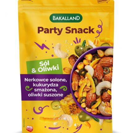 Party Snack BAKALLAND Sól & Oliwki, 170g