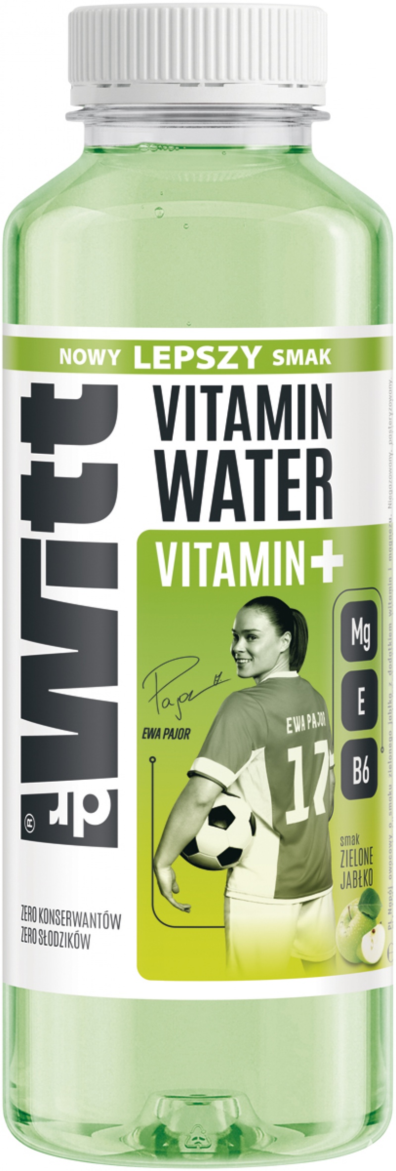 400744-411479-napoj_dr_witt_iso_vitamin_water_wit_e_zielon-800w Napój DR WITT Iso Vitamin Water, wit E, zielone jabłko, 0,55l, kaucja (opakowanie 6 szt.) - obrazek 1