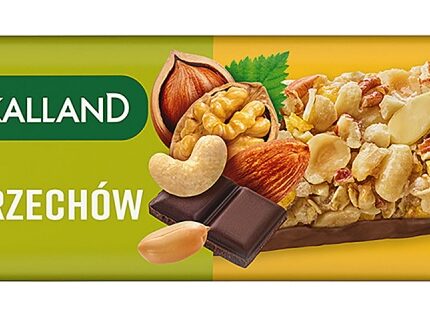 Baton zbożowy Ba!, 5 orzechów, Bakalland, 40g (opakowanie 25 szt.)