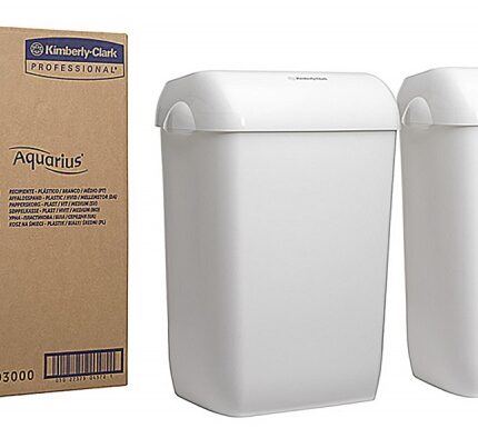 Kosz na śmieci KIMBERLY-CLARK, 43l, 2 szt., biały
