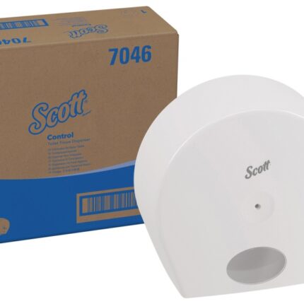 Dozownik do papieru toaletowego Jumbo SCOTT Control, 7046, centralne odwijanie, biały