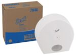 Dozownik do papieru toaletowego Jumbo SCOTT Control, 7046, centralne odwijanie, biały