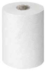 Ręcznik papierowy w roli SCOTT Essential Slimroll, 1-warstwowy, 190 m, 760 listków, 6 rolek, biały - obrazek 3