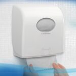 Ręcznik papierowy w roli SCOTT Essential Slimroll, 1-warstwowy, 190 m, 760 listków, 6 rolek, biały - obrazek 6