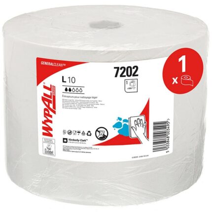 Czyściwo w roli WYPALL L10 General Clean, 1-warstwowe, 1000 listków, białe