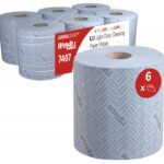 Ręcznik papierowy WYPALL L10 General Clean, centralne odwijanie, 1-warstwowy, 6 rolek x 500 listków, niebieski
