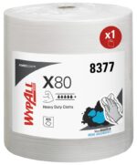 Czyściwo w roli WYPALL X80 Power Clean, włókninowe, 154,7m, 455 listków, białe