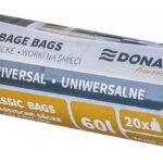 Worki na śmieci DONAU HOME, uniwersalne, 60l, 20 szt., czarne