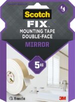 Taśma montażowa dwustronna SCOTCH-FIX Mirror (4496W-1950-P), 19mmx5m, biała